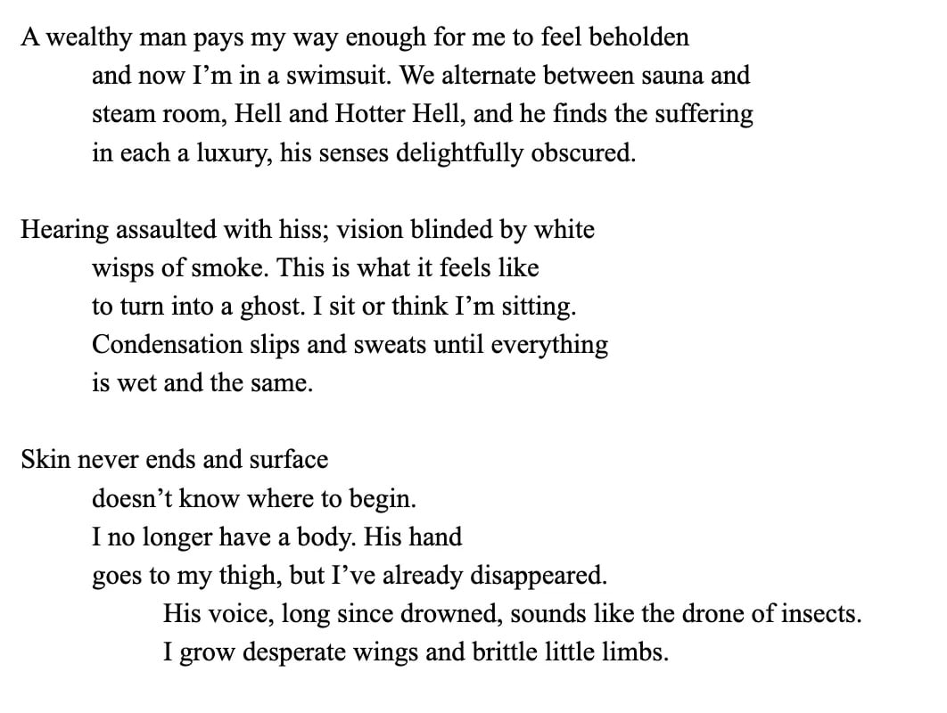 Olivia Pierce Graham Poem Compartmentalization of Steam