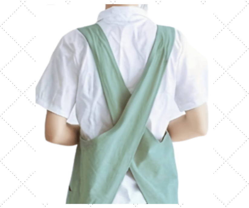 Back view of Apron