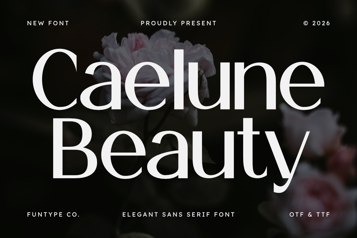Caelune Beauty – Elegant Sans Serif Font