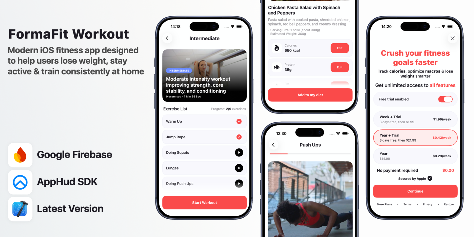 FormaFit Workout - iOS App Source Code - Payhip