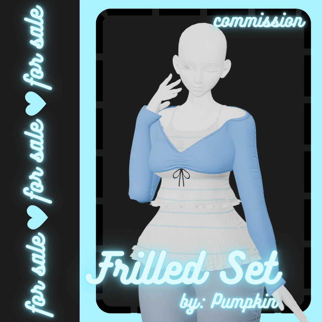 ◌⊹*Frilled Set {COMM}*⊹◌