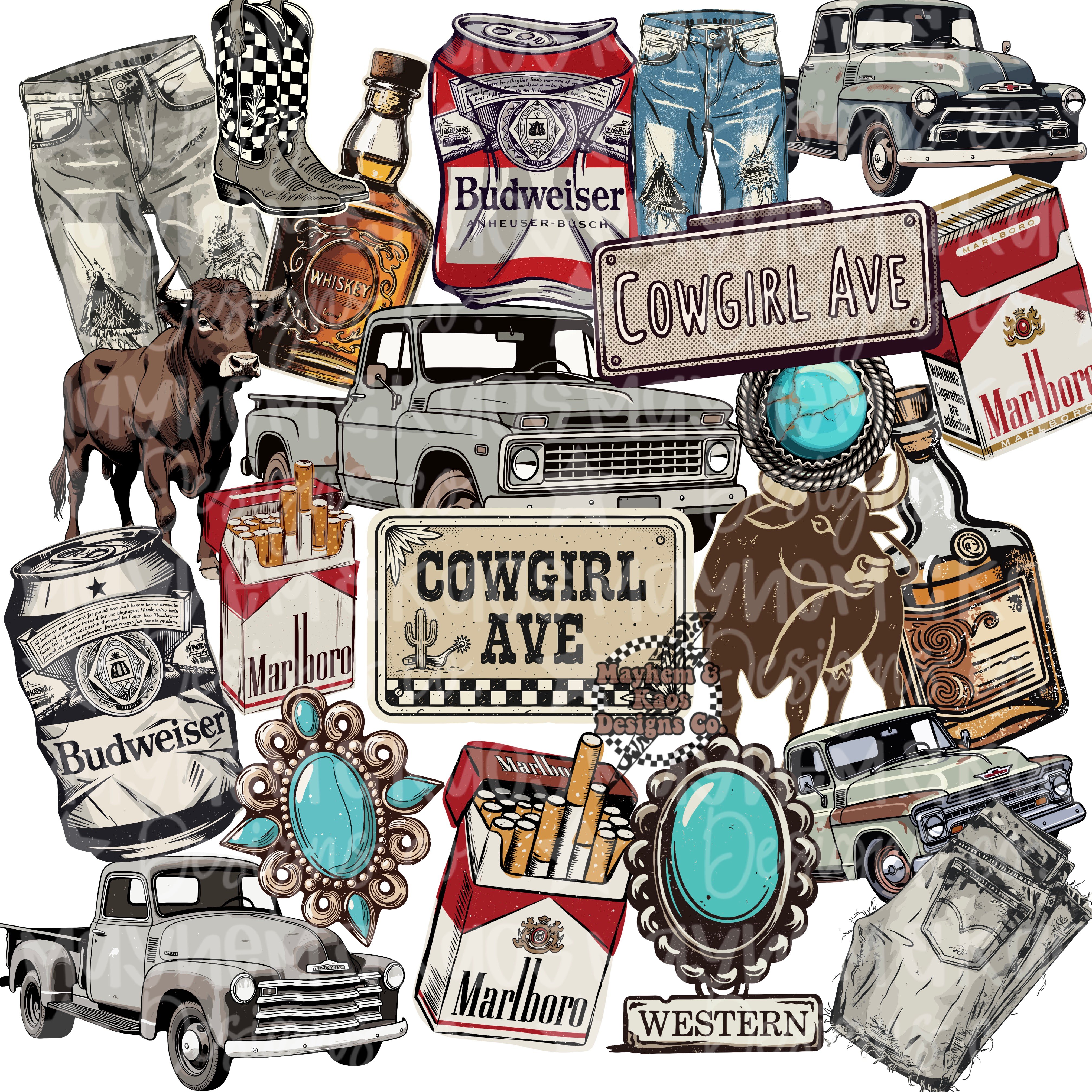 Western clipart bundle - Payhip