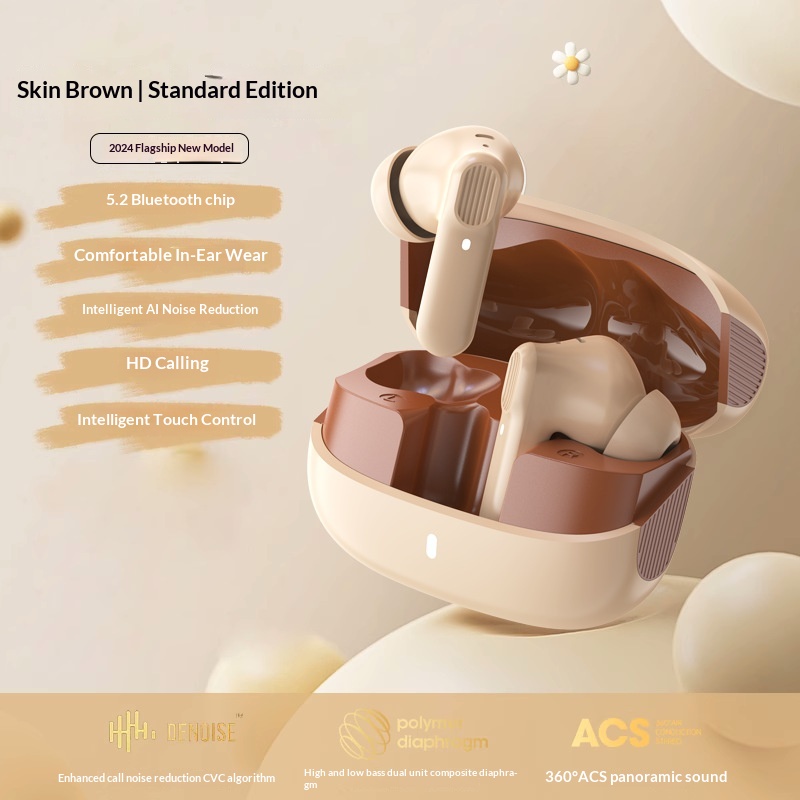 True wireless earbuds with 4 mic call noise cancellation technology