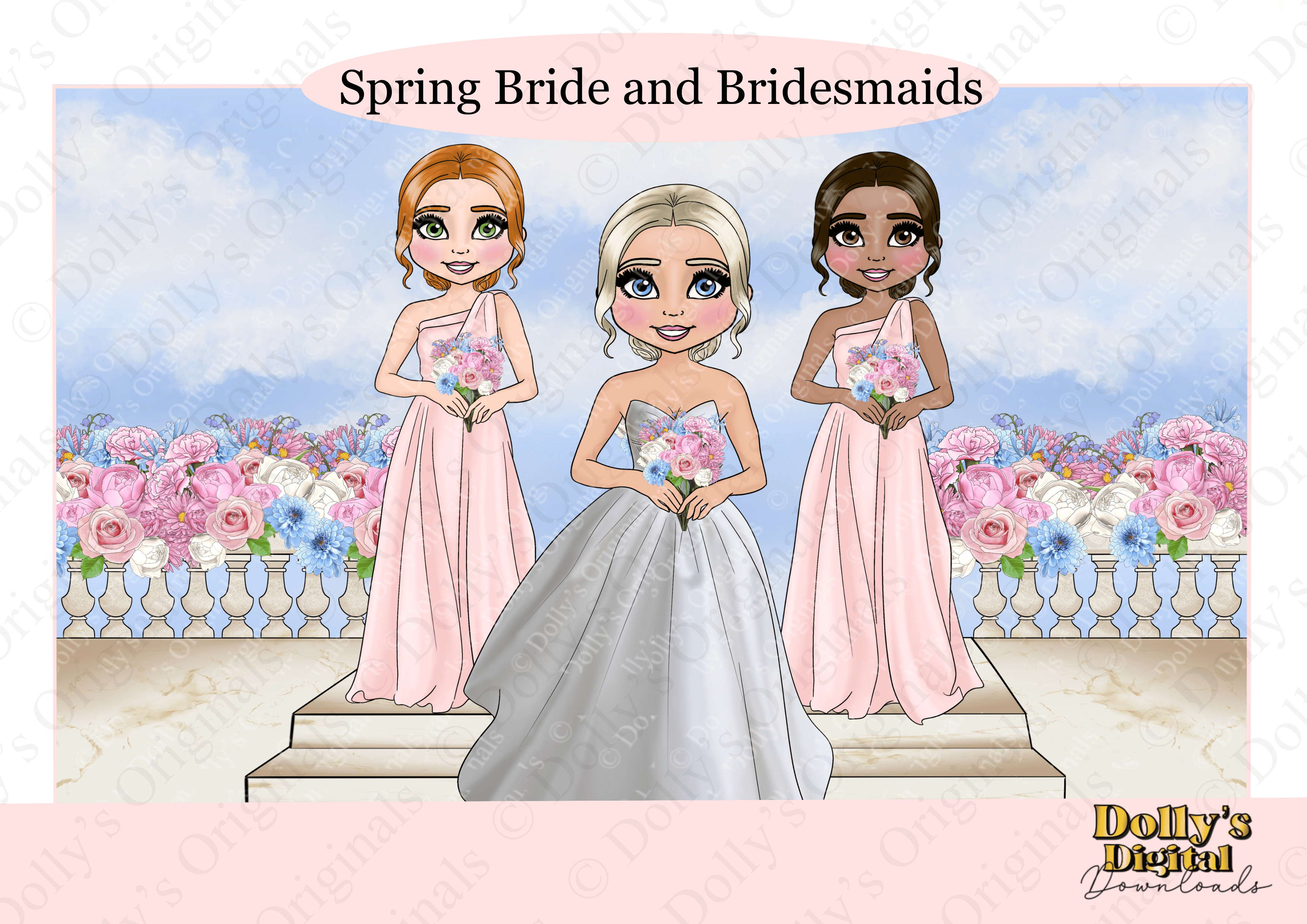 Spring Bride and Bridesmaid Bundle - Payhip