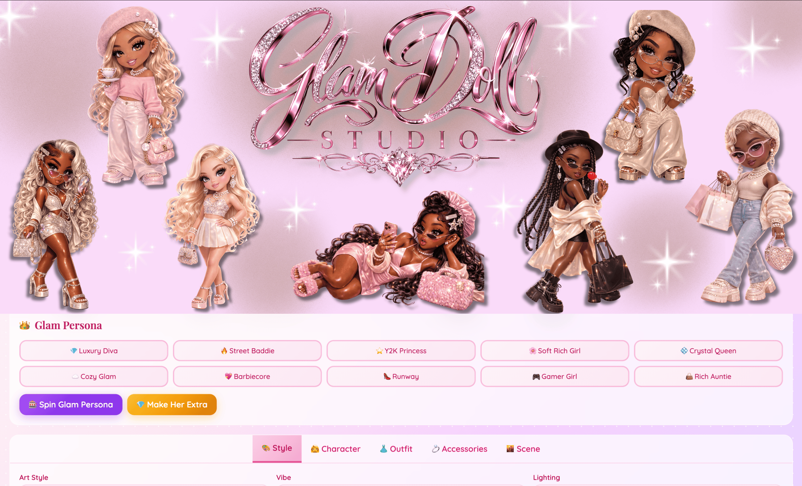 Glam Doll Studio - Payhip