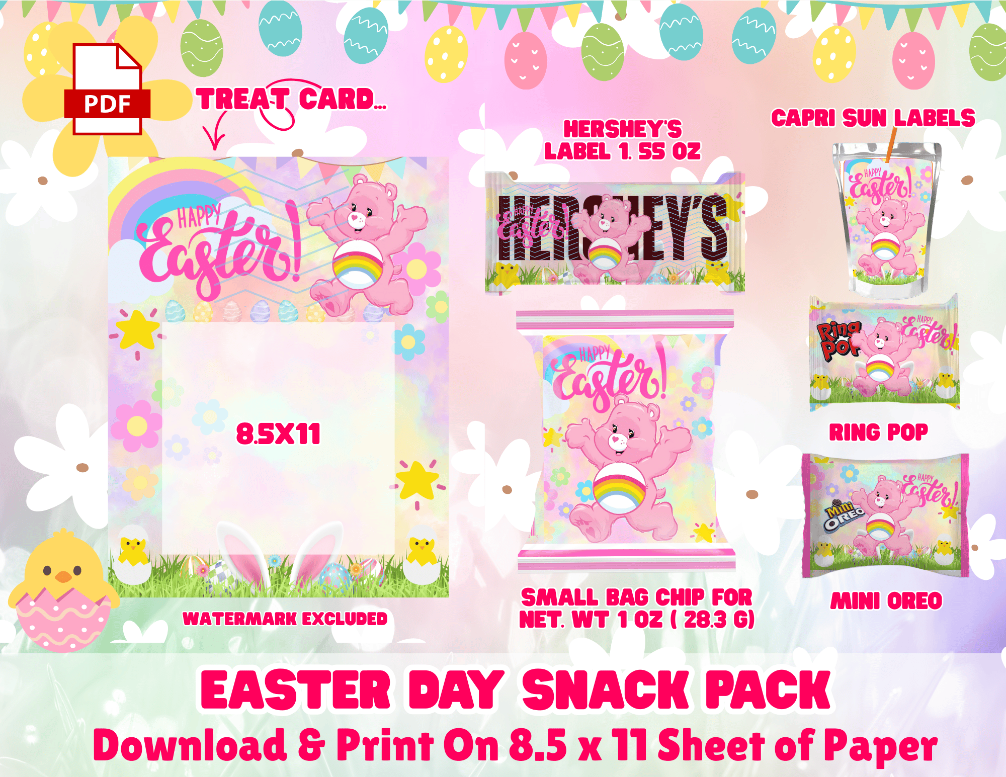 Easter Snack Pack Bear - Payhip