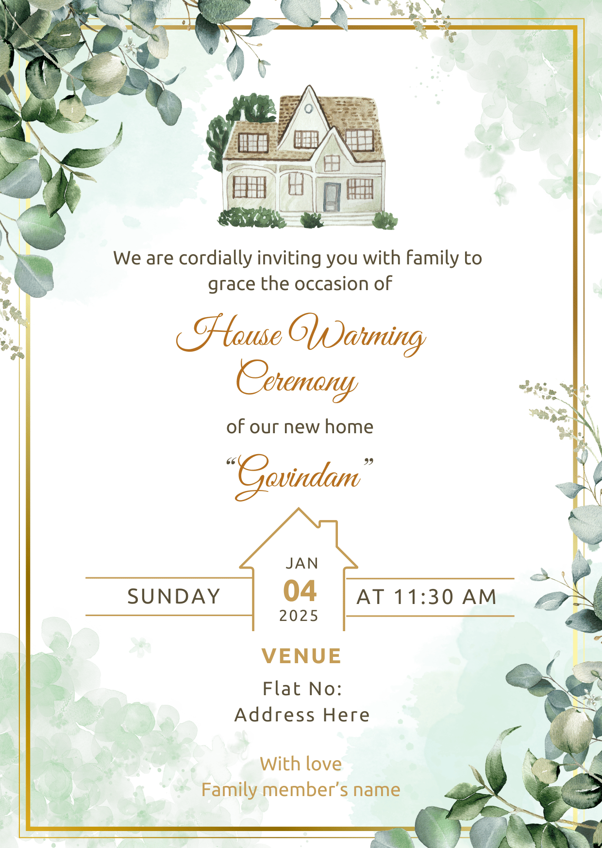 DIY Housewarming Invitation Templates - Canva - Payhip