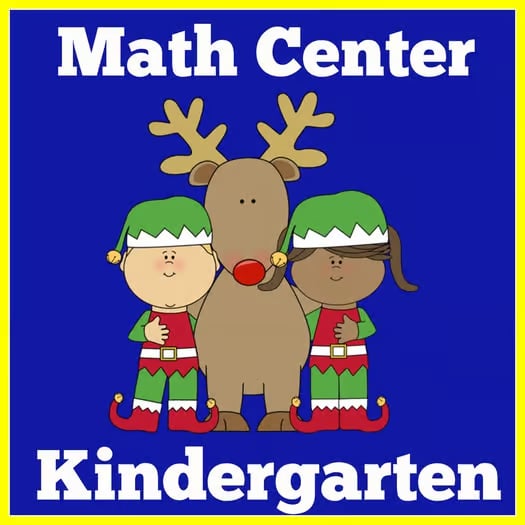CHRISTMAS MATH CENTER ACTIVITY Preschool Kindergarten 1st Grade NUMBERS