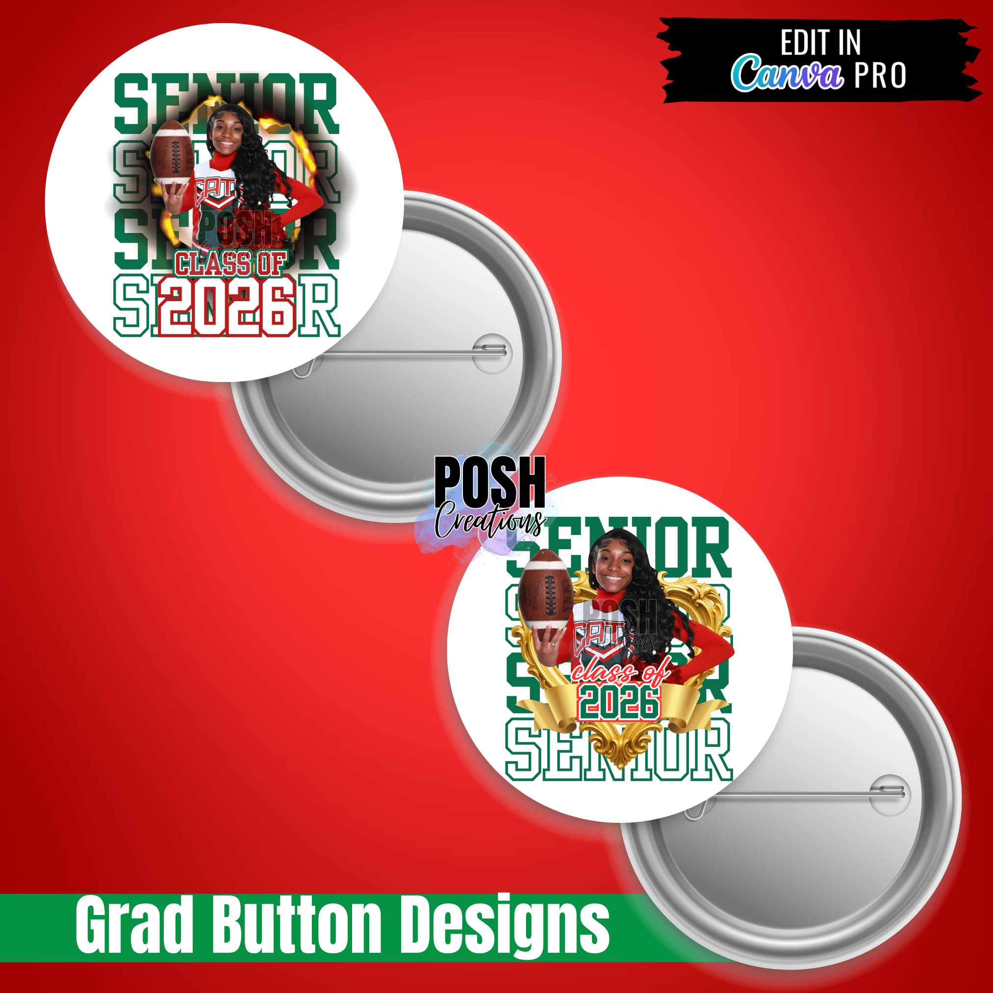 Grad Button Designs - Payhip