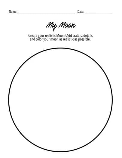 Phases of the Moon - Cut, paste, matching, etc. Activities (+ Spanish version)