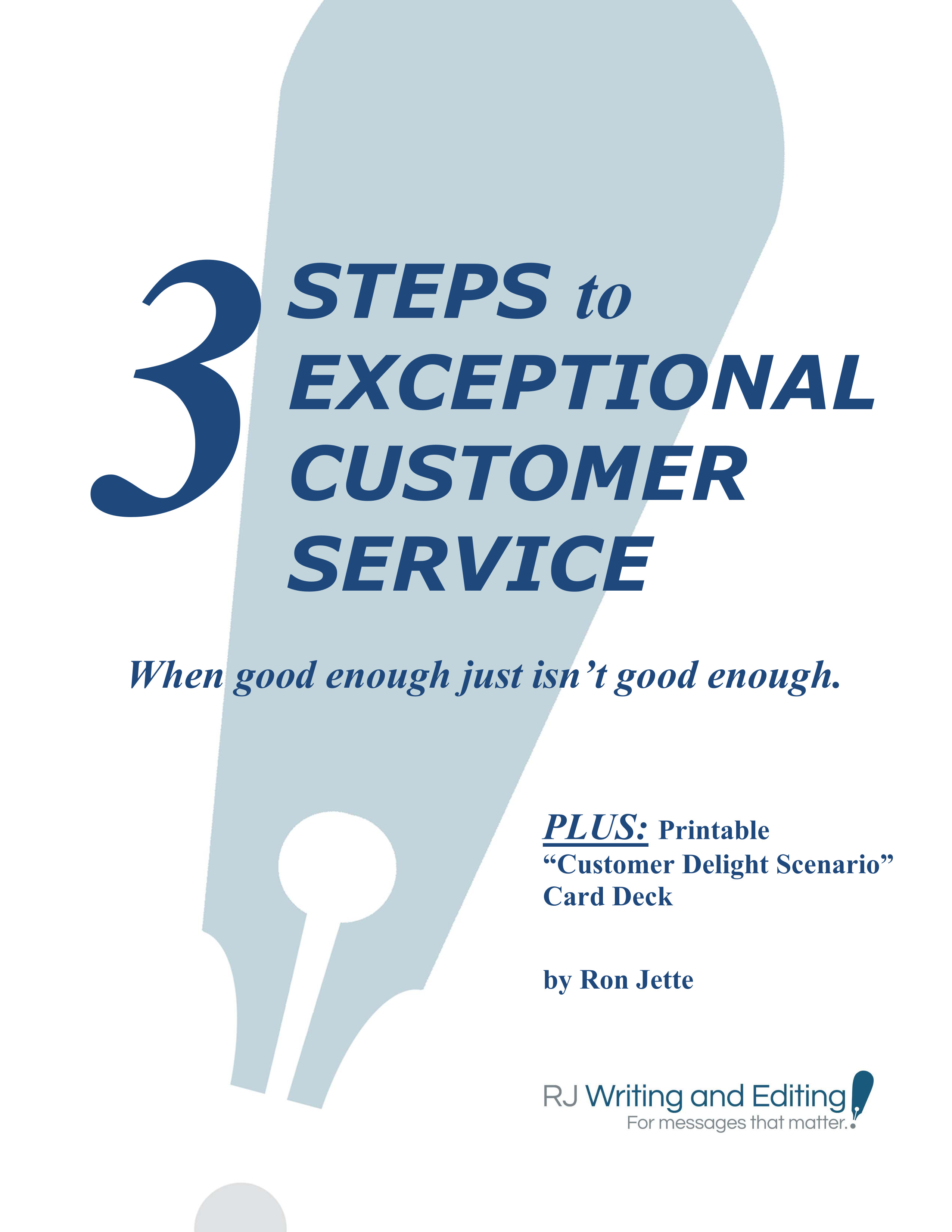3 STEPS to EXCEPTIONAL CUSTOMER SERVICE - Payhip