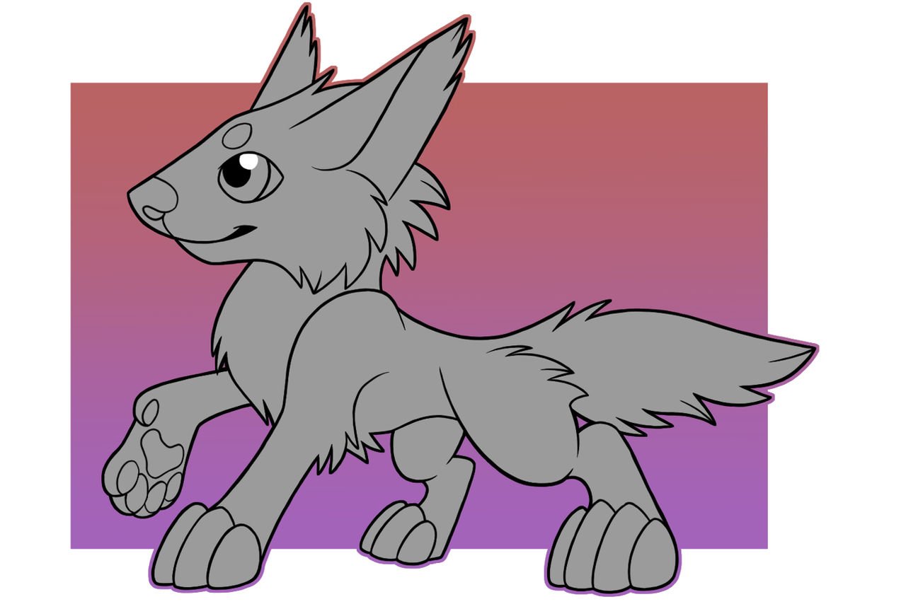 Chibi Wolf Base - Payhip