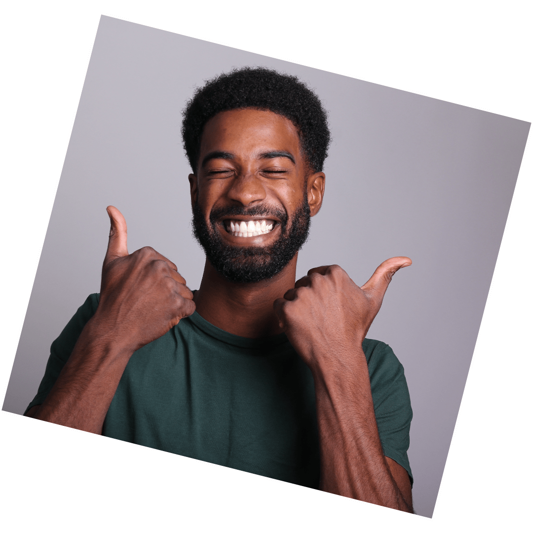 Happy man