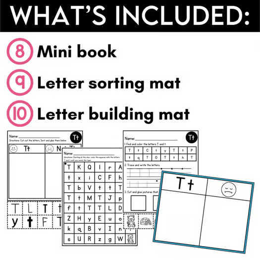 Letter T Activities for Preschool & Kindergarten Letter of the Week