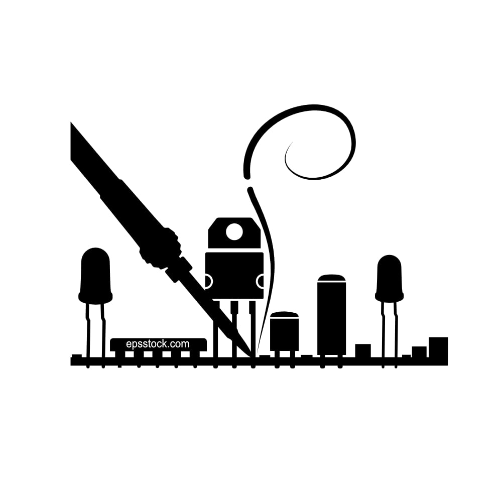 soldering iron and integrated circuit