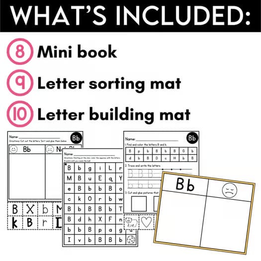 Letter B Activities for Preschool & Kindergarten Letter of the Week
