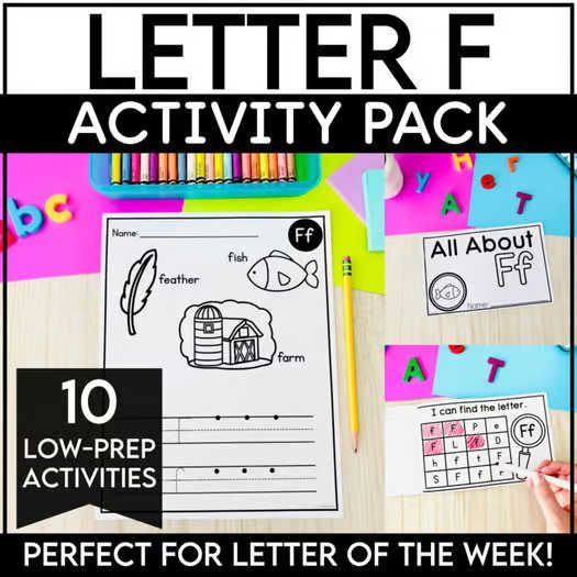 Letter F Activities for Preschool & Kindergarten Letter of the Week