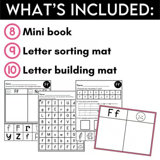 Letter F Activities for Preschool & Kindergarten Letter of the Week