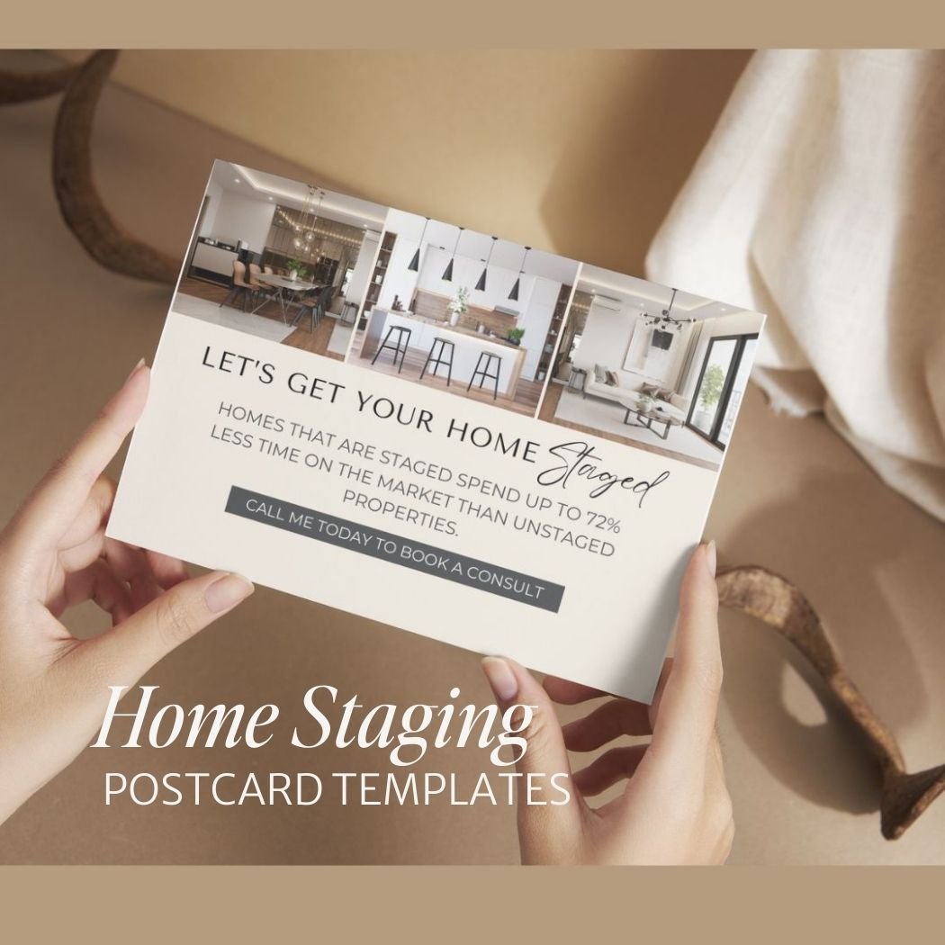 home staging postcard