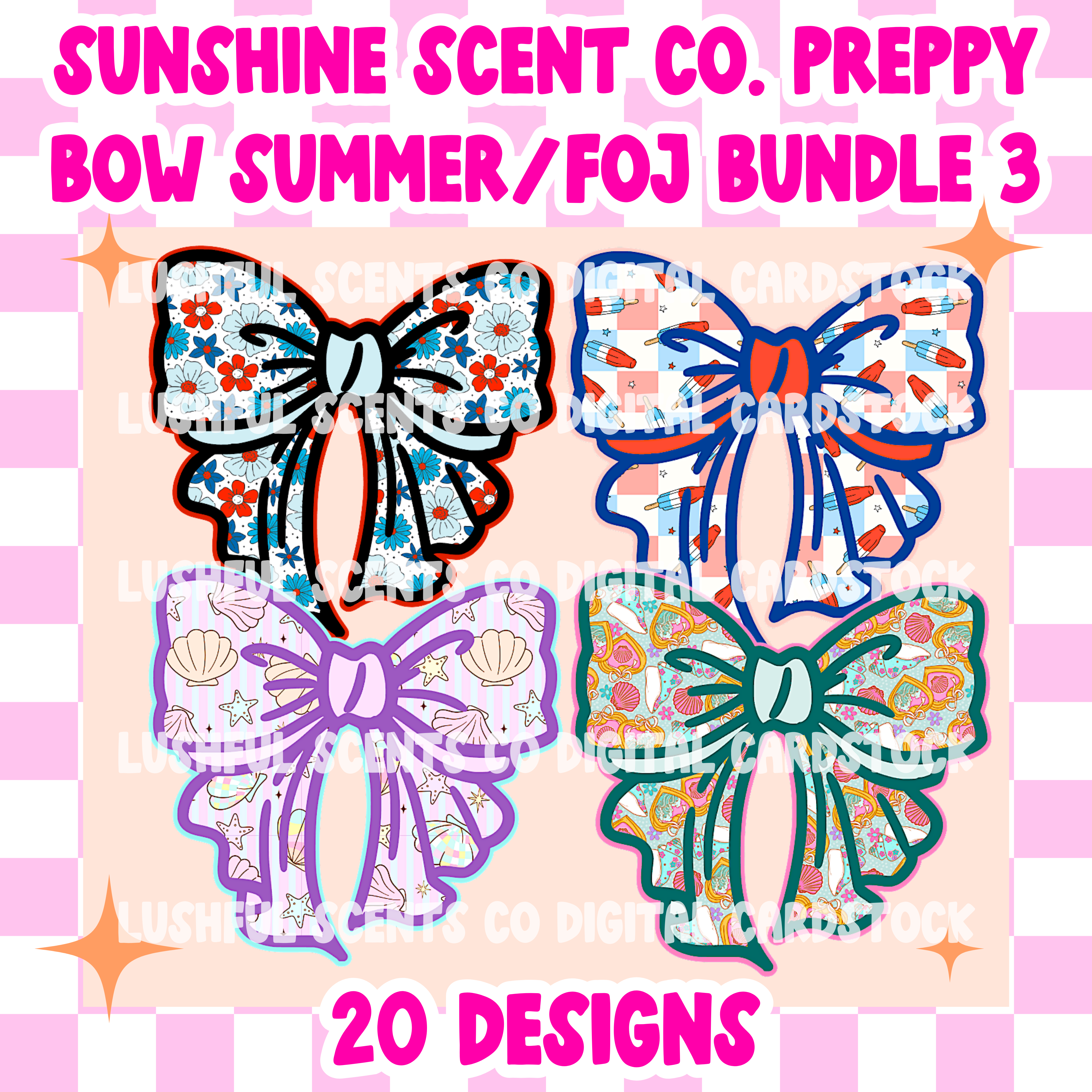 Sunshine Scent Co. Preppy Bow - Groovy/Edgy Bundle - Payhip