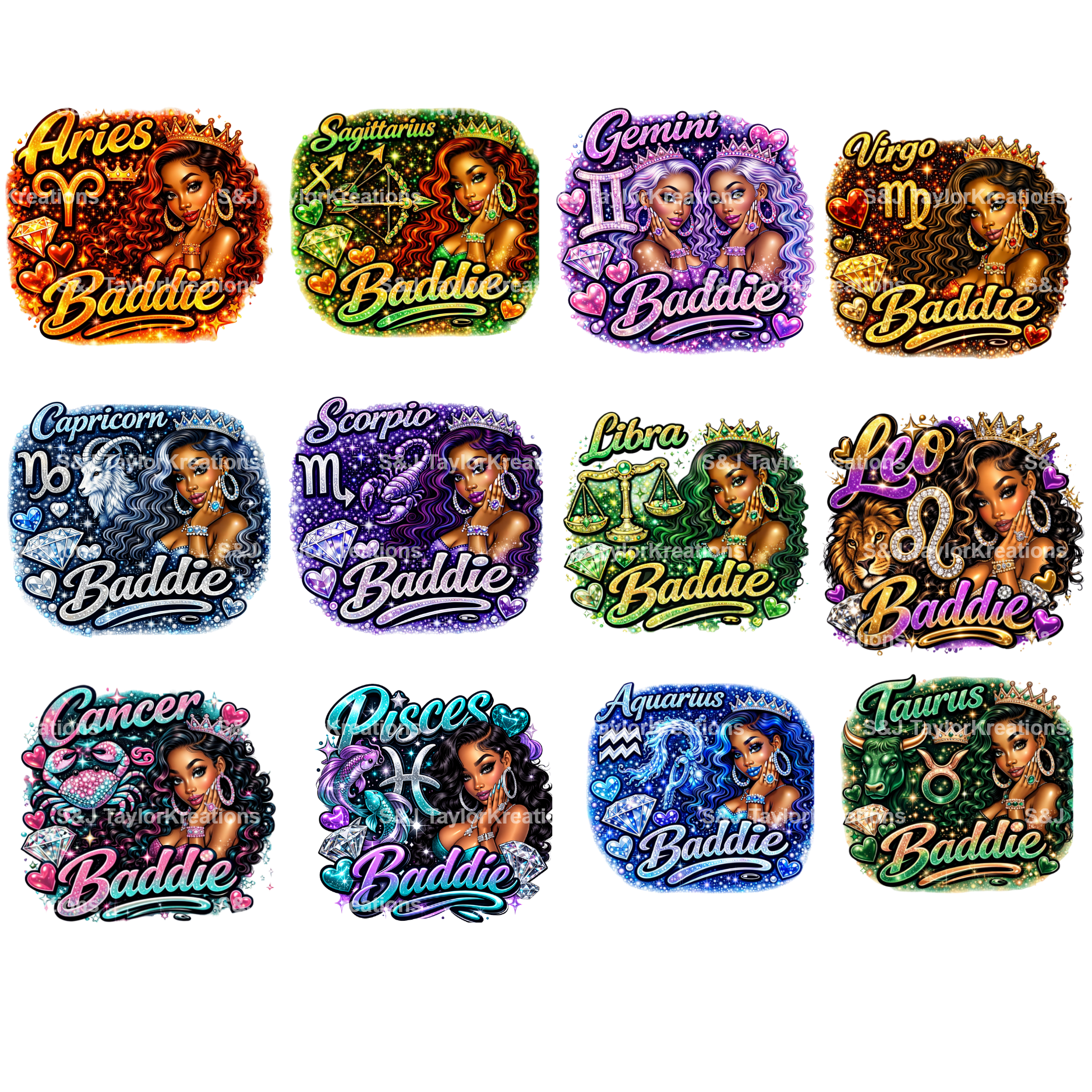 Zodiac Baddie Bundle - Payhip