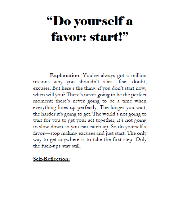 Self-help. psicological. quote