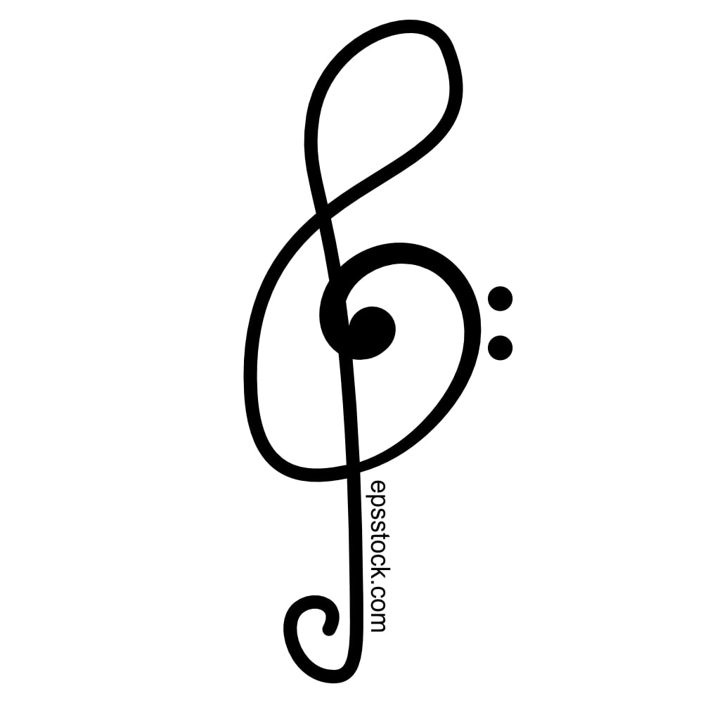G-Clef and F clef sign