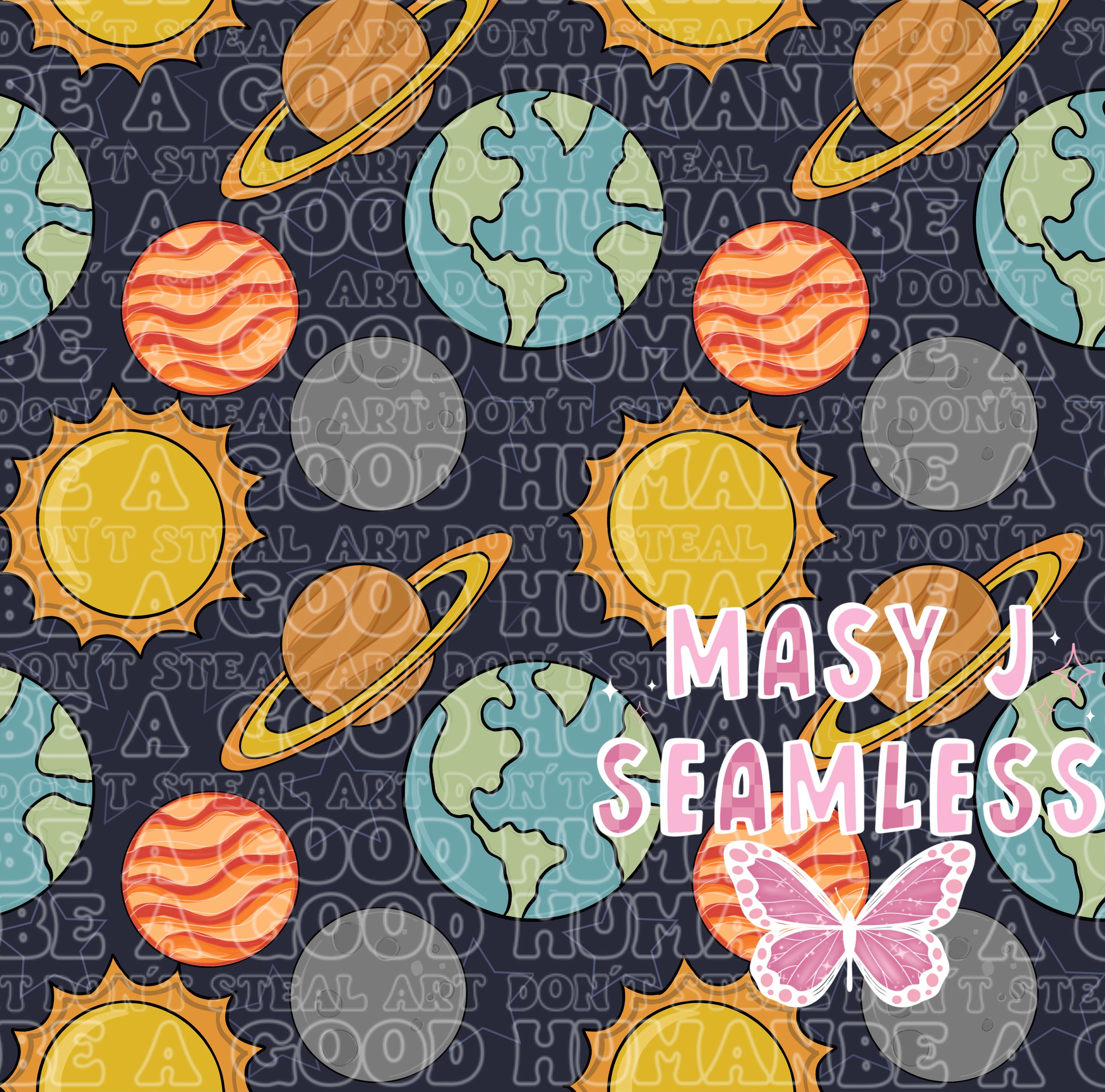 Planets Seamless - Payhip