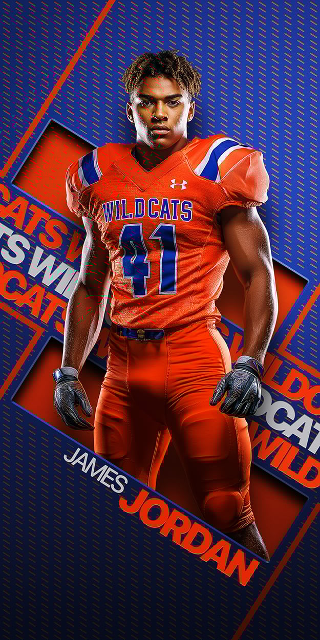 In the Pocket, Josh Hanna, Photoshop Template, Digital Background, Design, Photography, Epic, Modern, Clean, Sports, Teams, Volume Photography, Media Day, Photo Day, School Pics