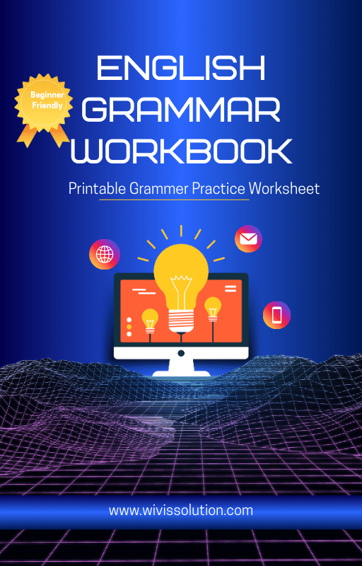 English Grammar Workbook for Beginners Printable Grammar Practice ...