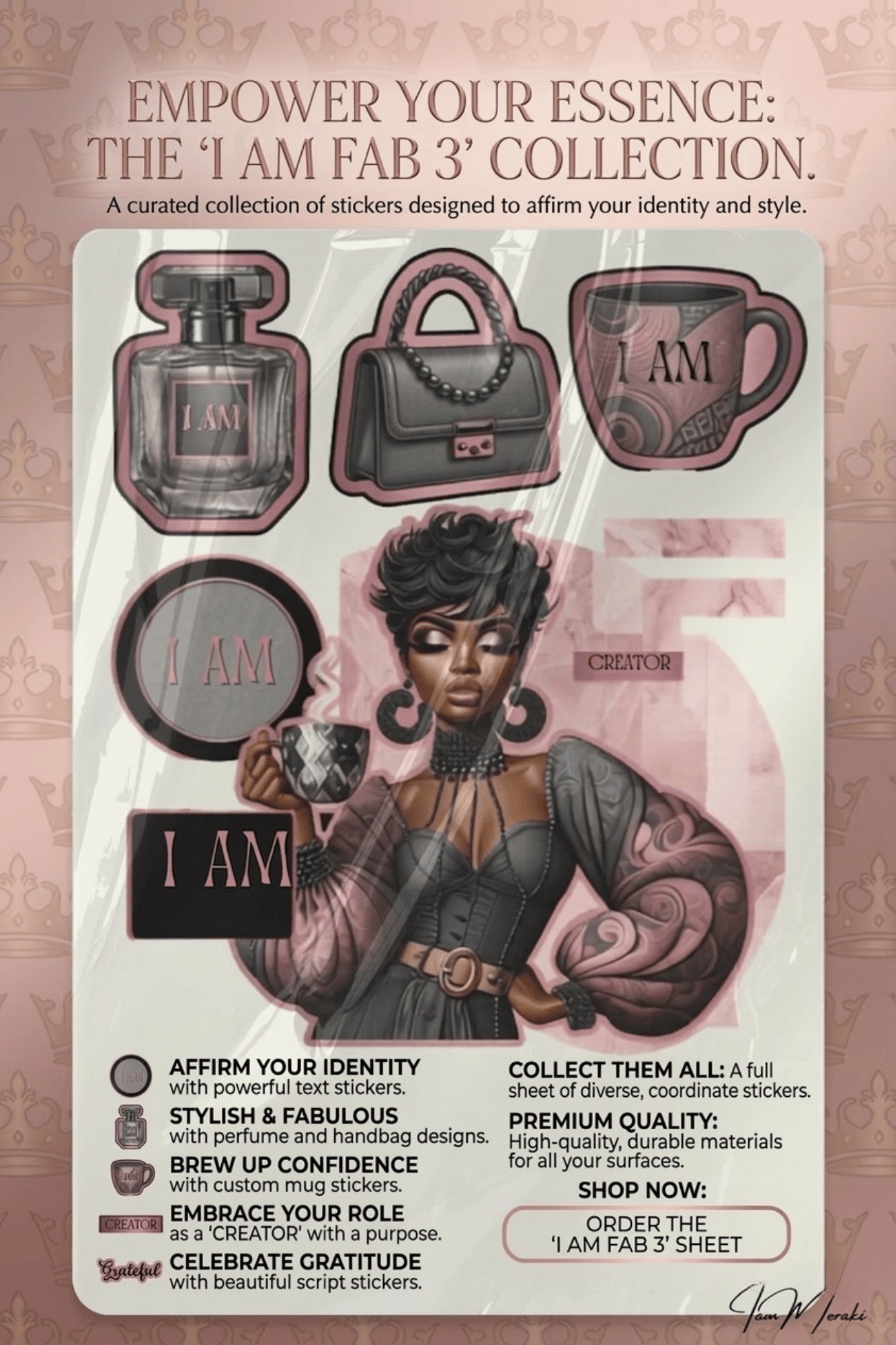 I Am Fab 3 Sticker Sheet - Payhip