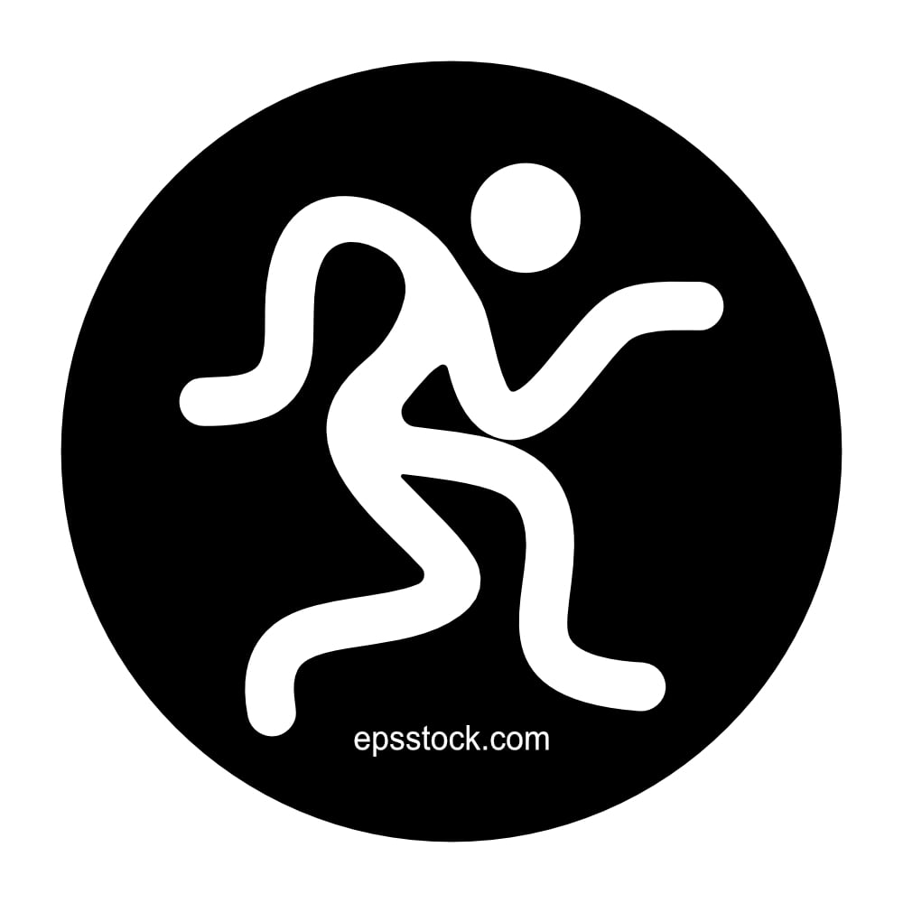 a road sign with a dancing man