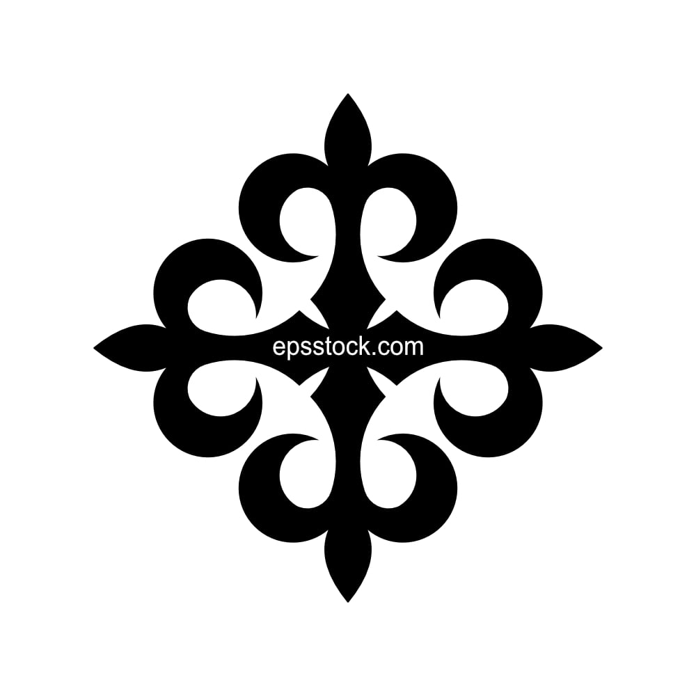 decorative heraldic cross