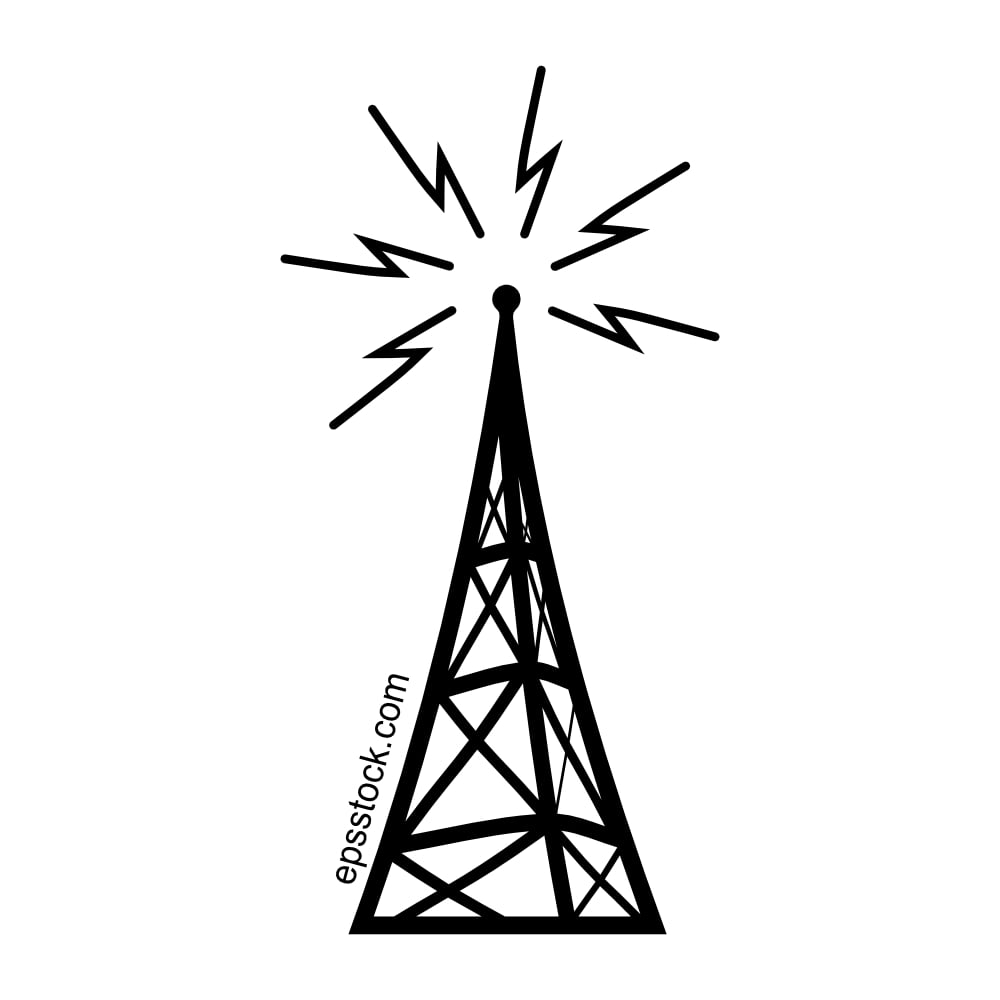 radio tower symbol