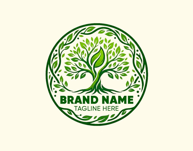 ORGANIC PRODUCTS Logo Tamplate