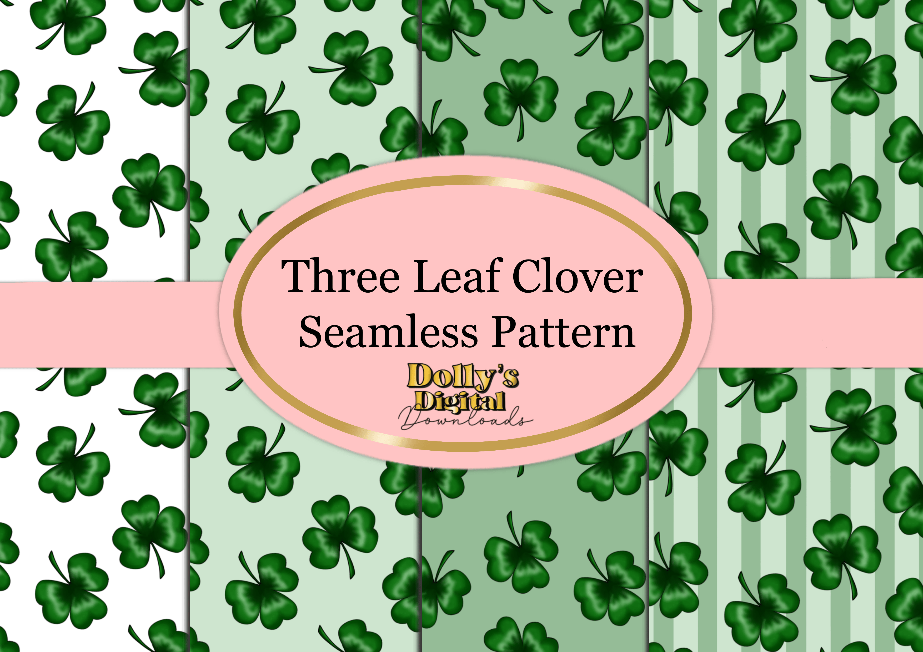 Three Leaf Clover Seamless Patterns - Payhip