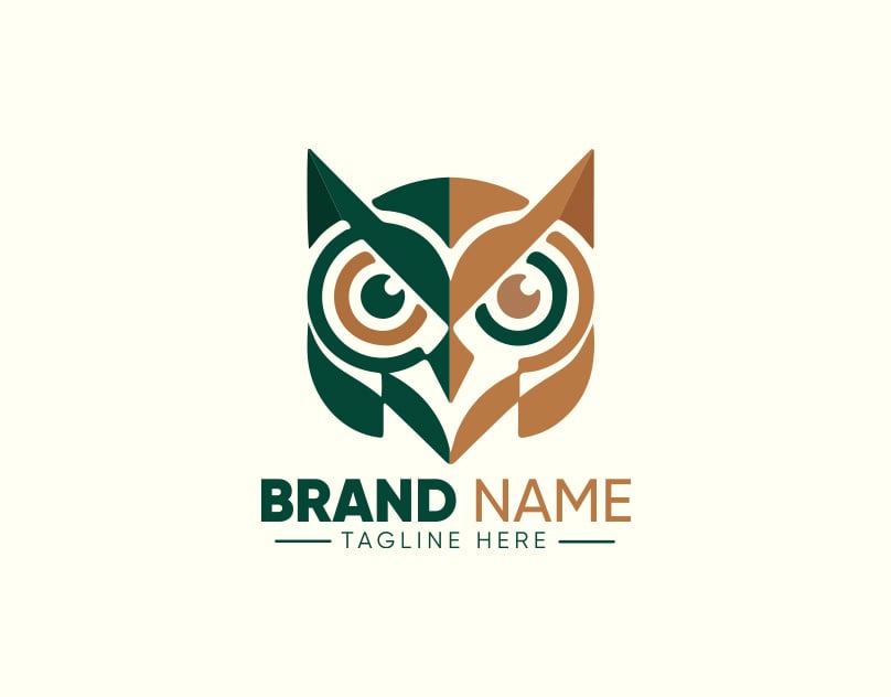 stylized logo for an educational platform design tamplate