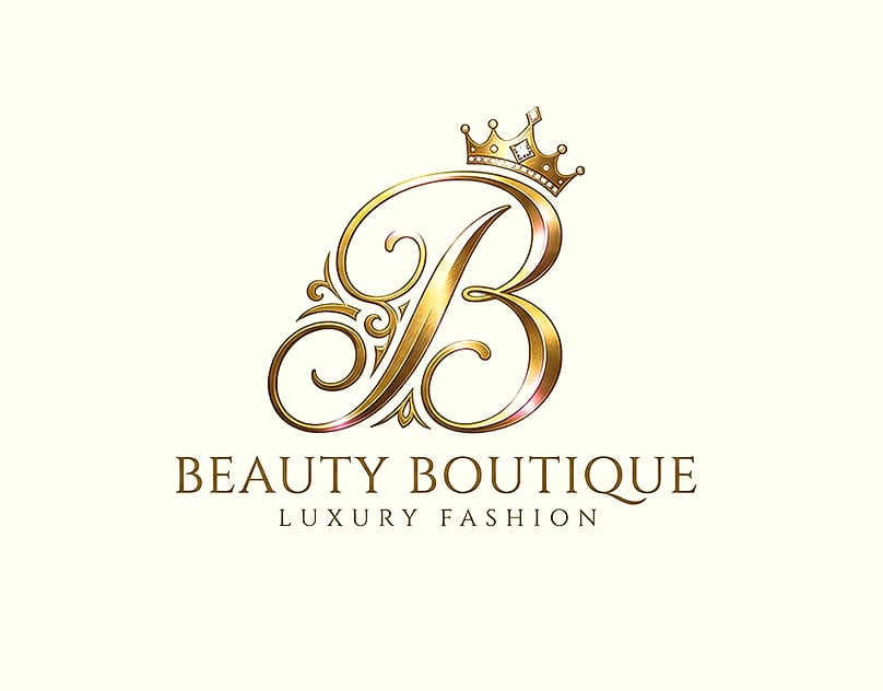 Custom BEAUTY fassion lettering B Logo Tamplate
