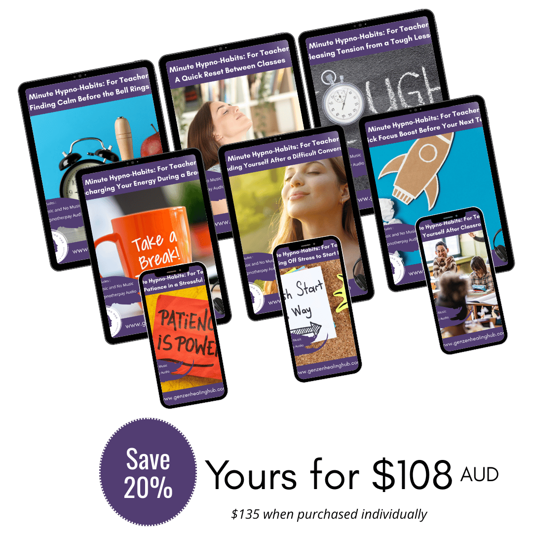 5 Minute Hypno-Habits for Classroom Teachers Bundle