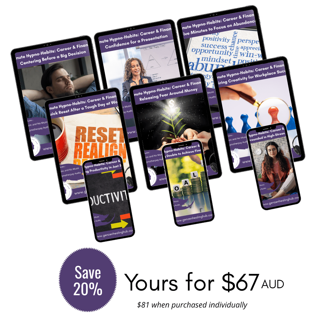 5 Minute Hypno-Habits for Career and Finances Bundle