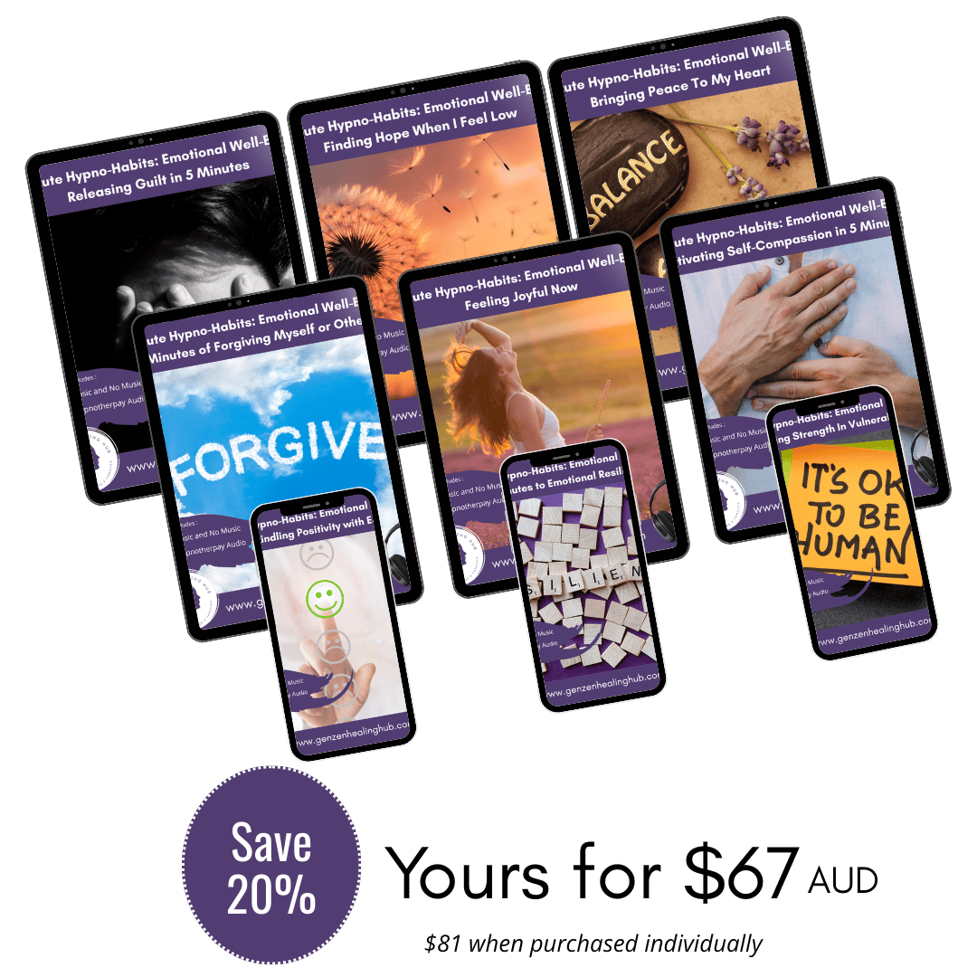 5 Minute Hypno-Habits for Emotional Well-being Bundle