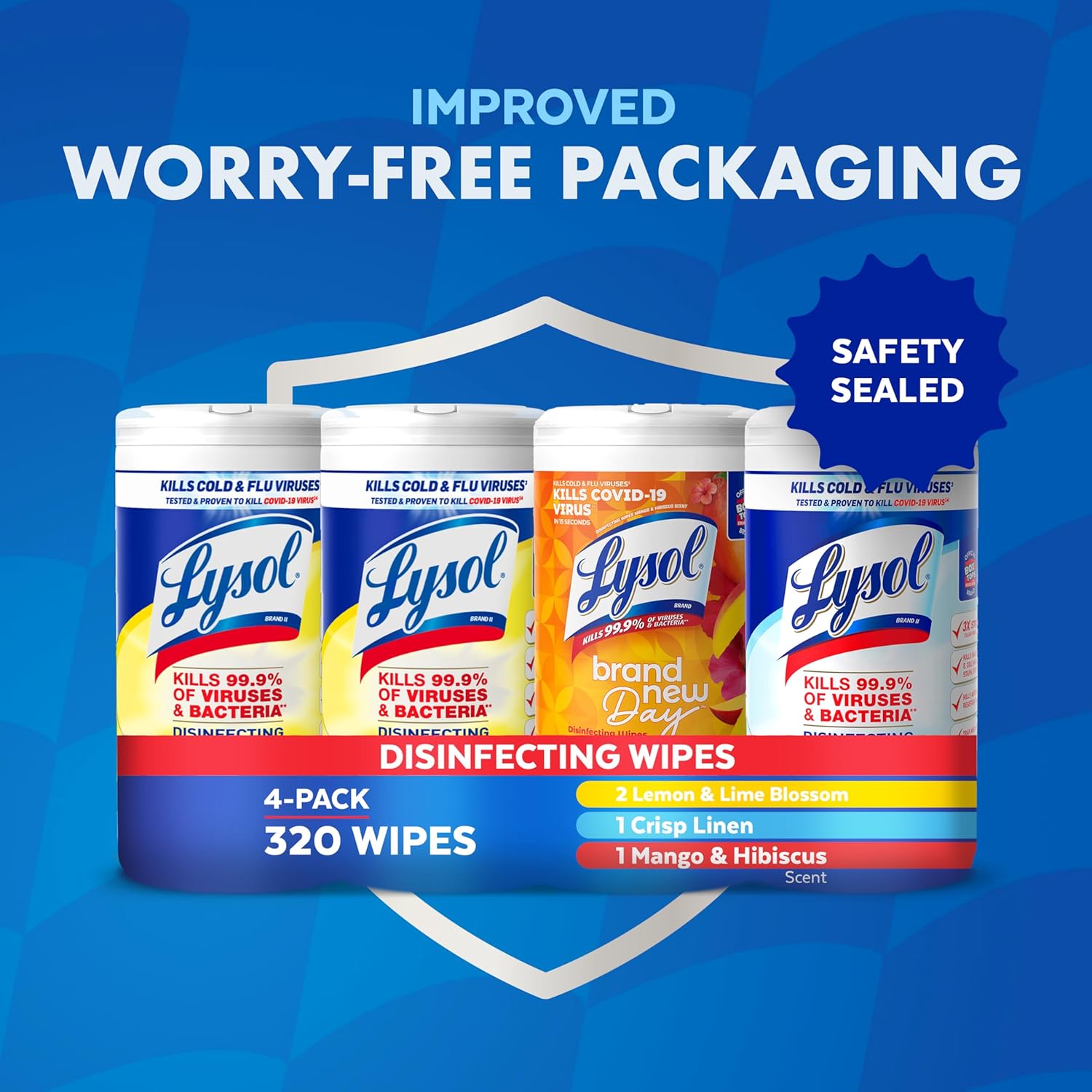 Lysol Disinfecting Wipes Bundle, Home Apartment Dorm Room Essentials ...