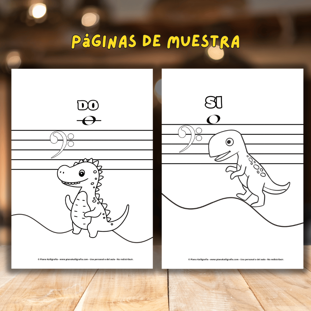 piano notes coloring book