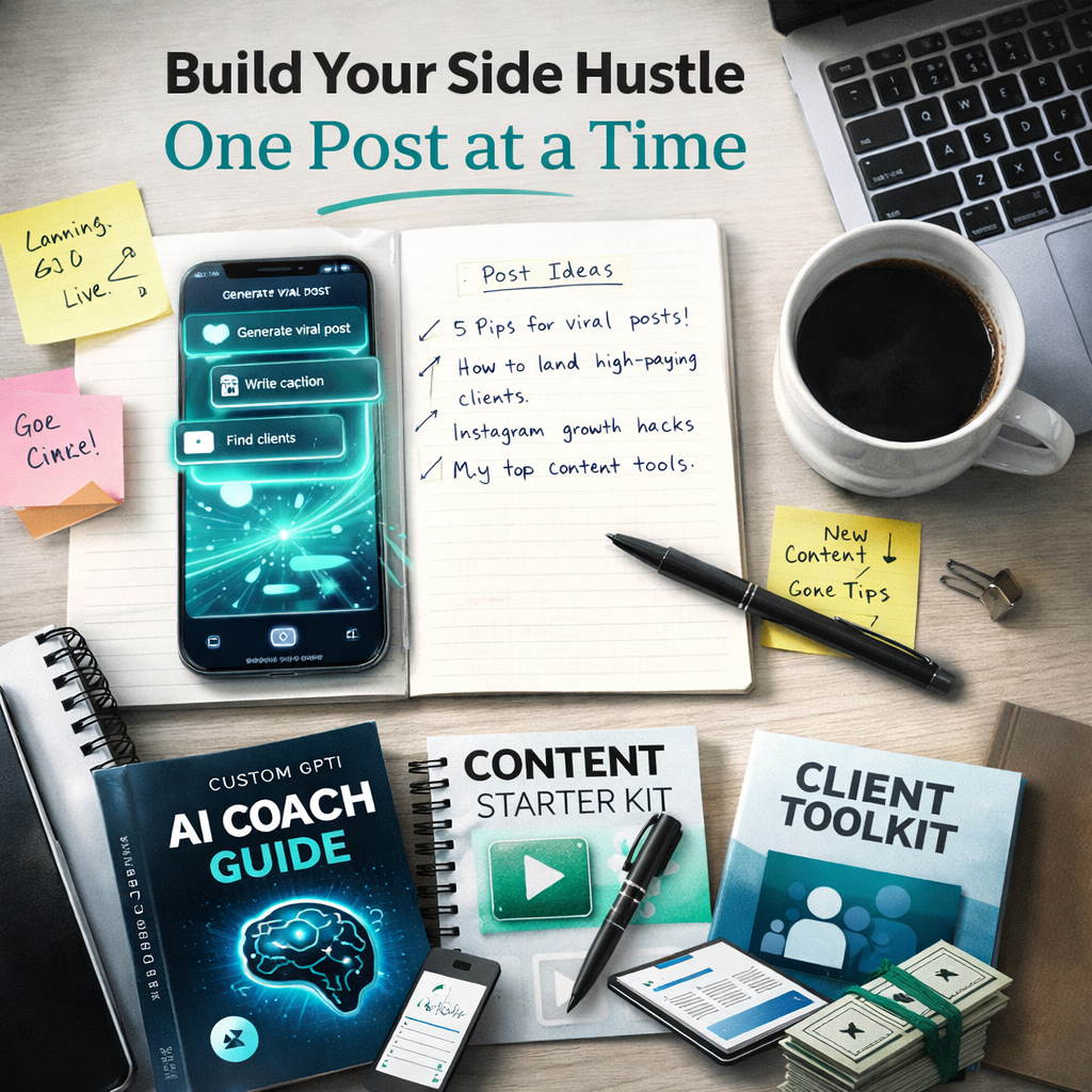 Social Media Side Hustle AI Coach System 02