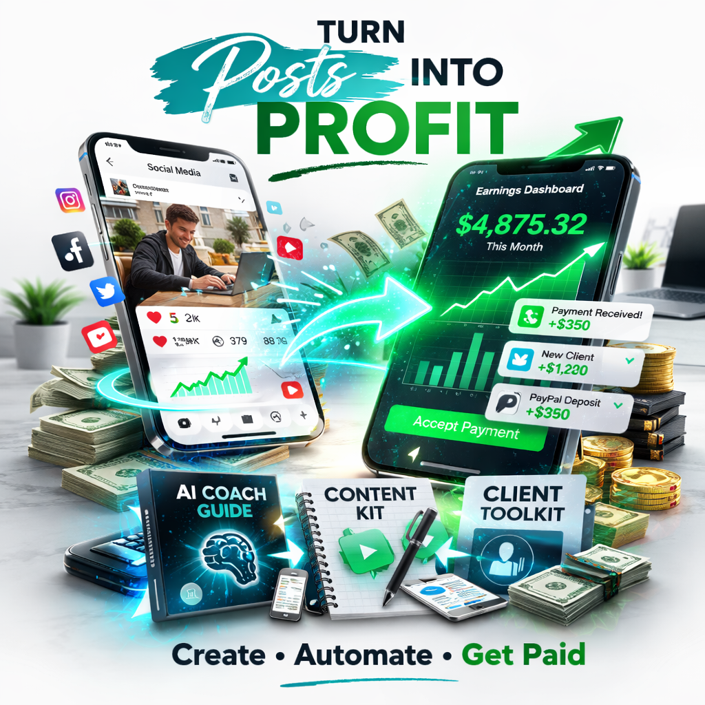 Social Media Side Hustle AI Coach System 01
