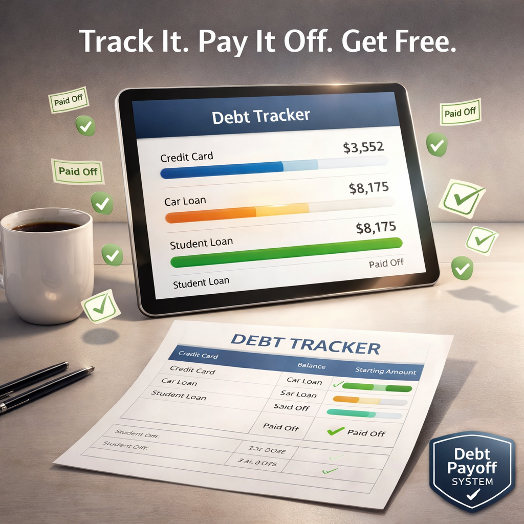 Free Editable Credit & Debt Tracker 04