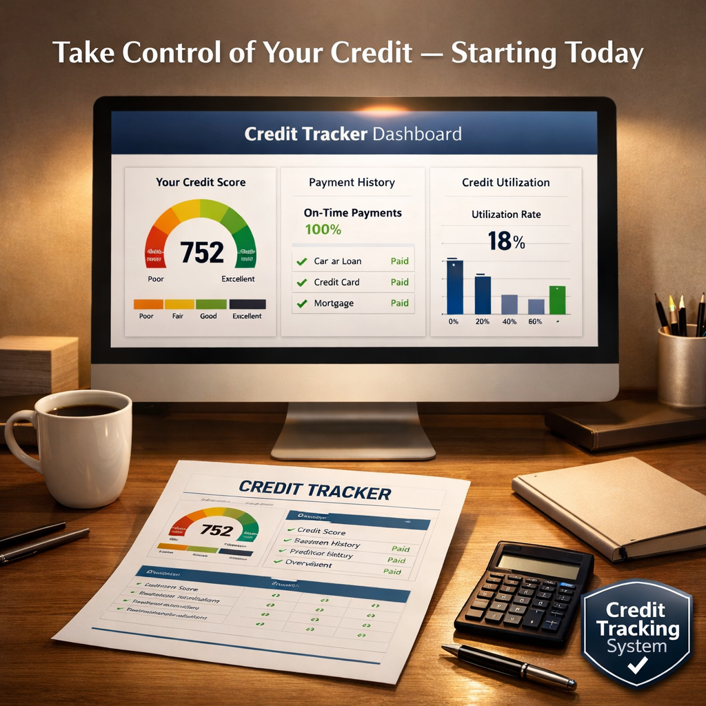 Free Editable Credit & Debt Tracker 03