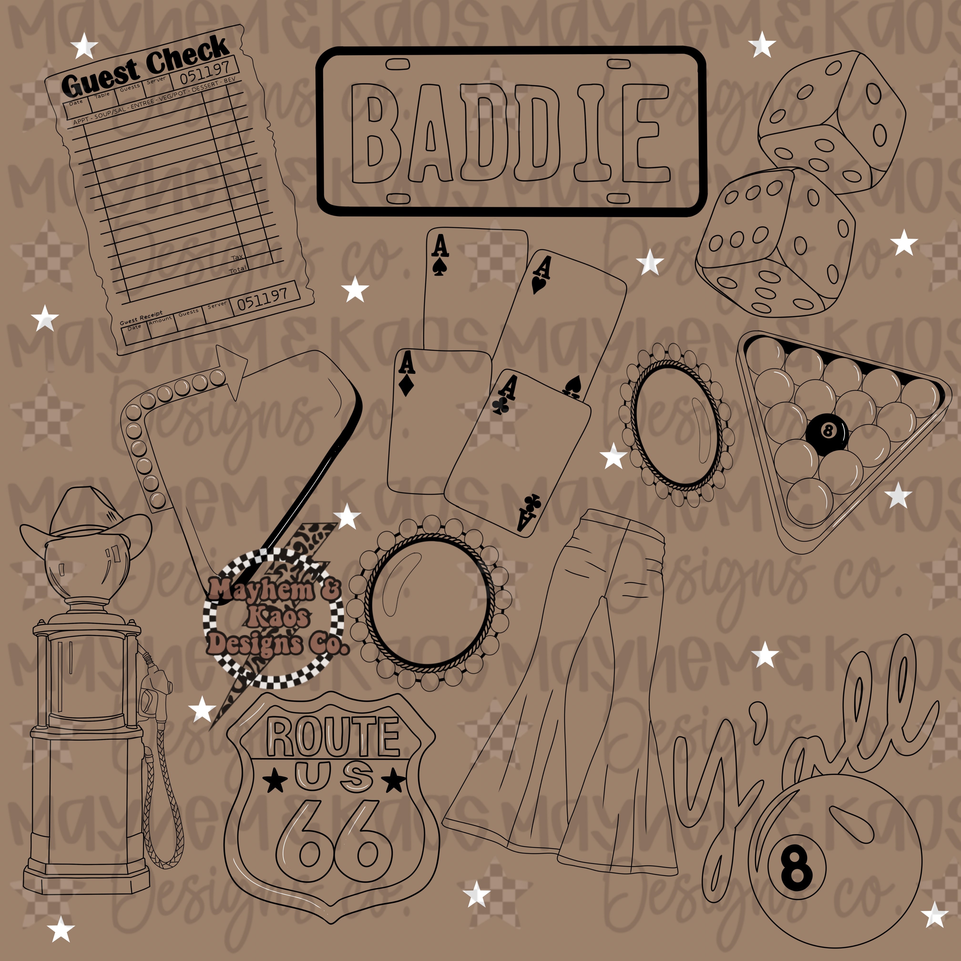 Western outline bundle - Payhip