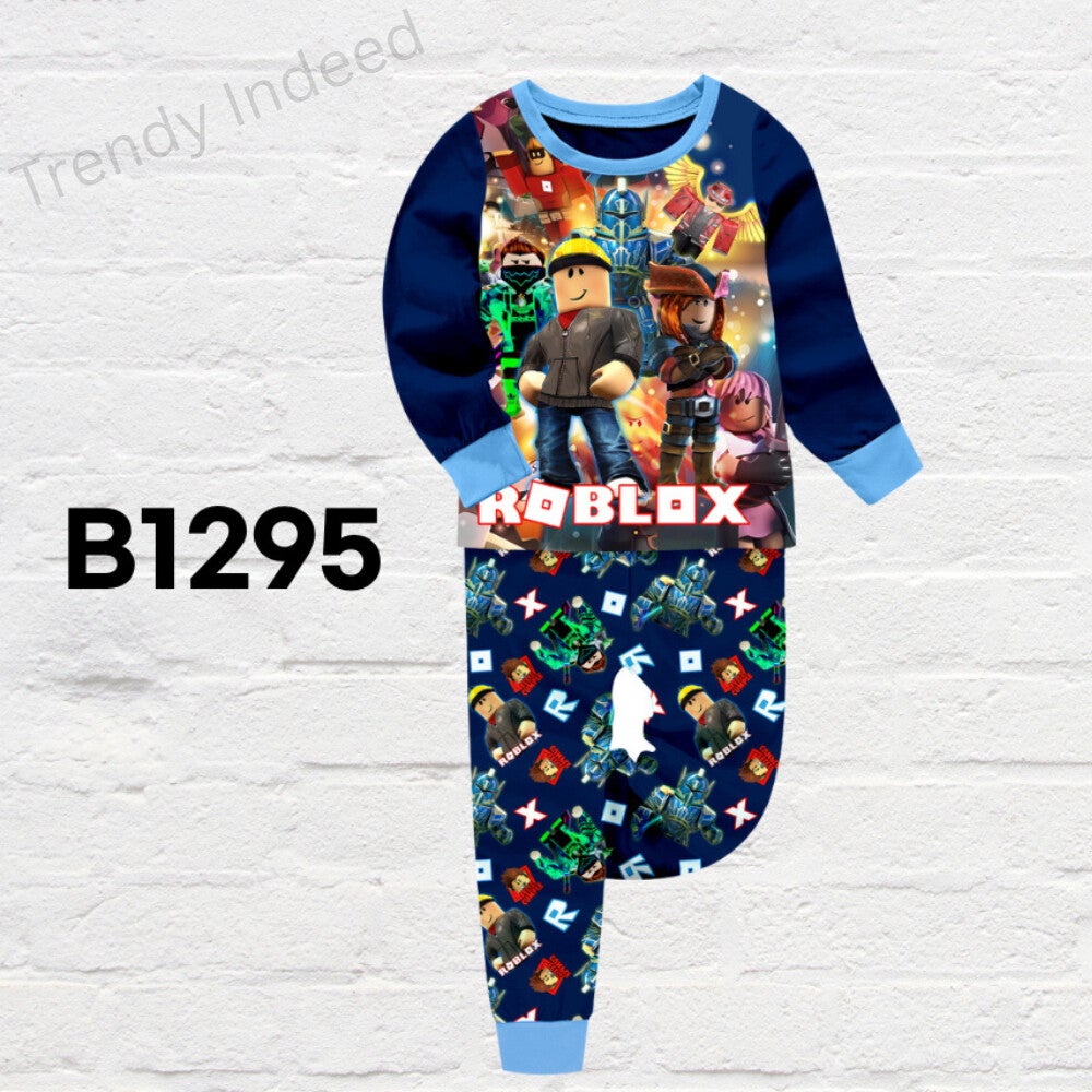 Soft kids nightwear set with mermaid theme for girls ages 8–14