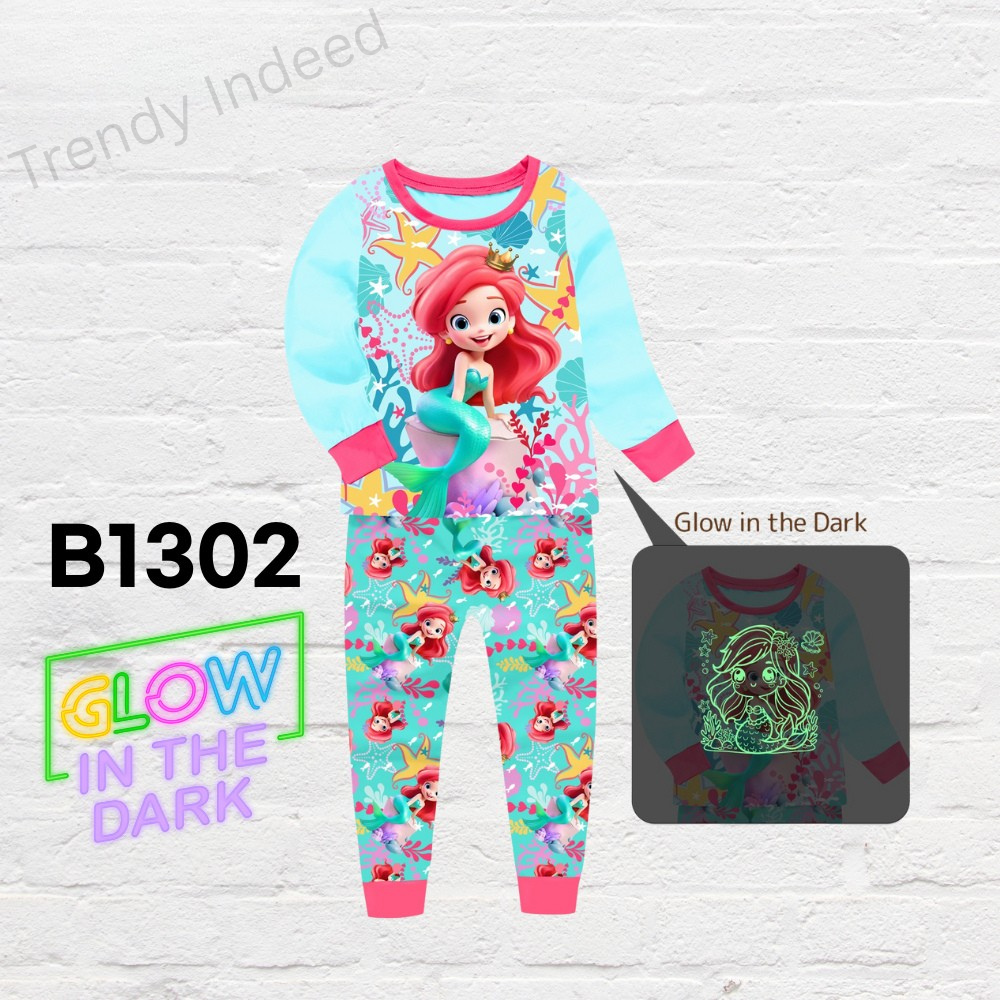 Lightweight pajamas for older kids featuring colorful cartoon and game designs